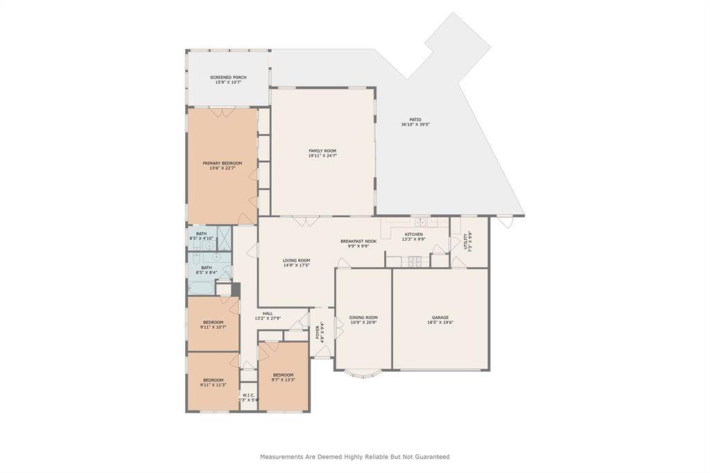 Floor plan gives you an overview of the spacious floor plan.