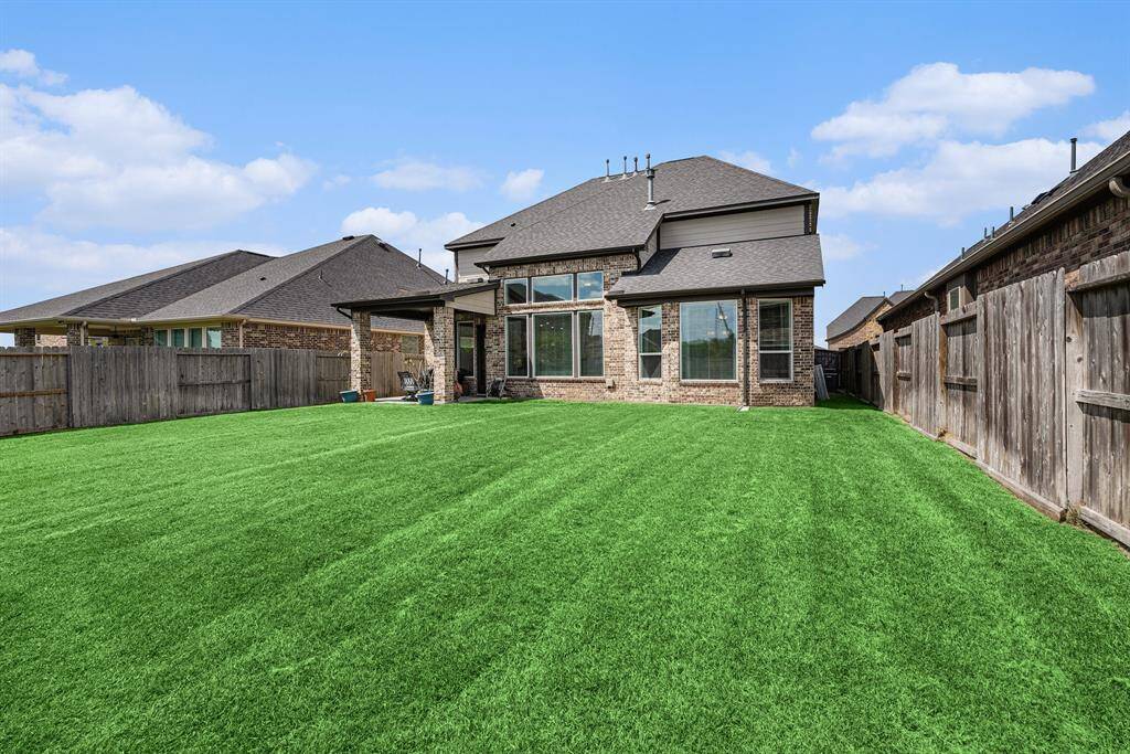 Large backyard