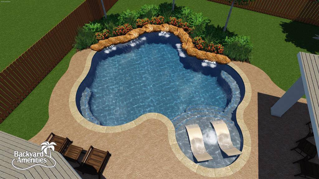 Pool Rendering for reference - seller provided was planning to install pool