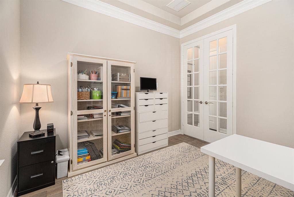 Office/Study/Flex room with French doors