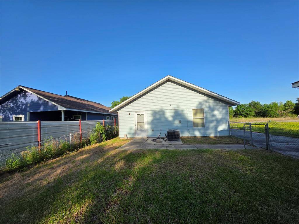 Back view of the house