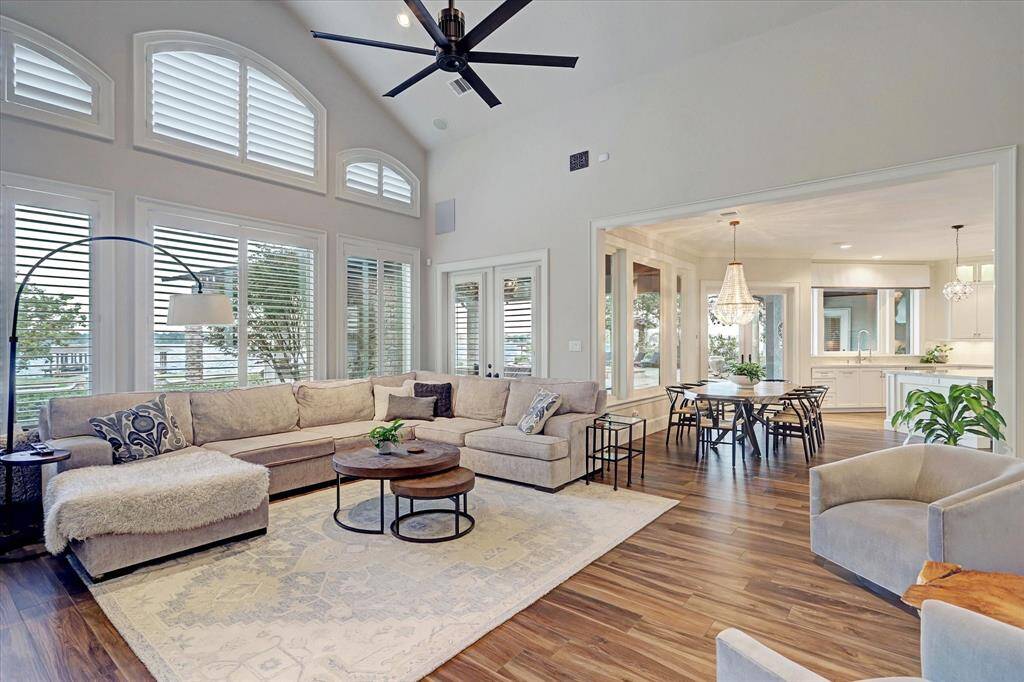 Another view of the family room. Italian wood-look tile flows through-out the first floor.
