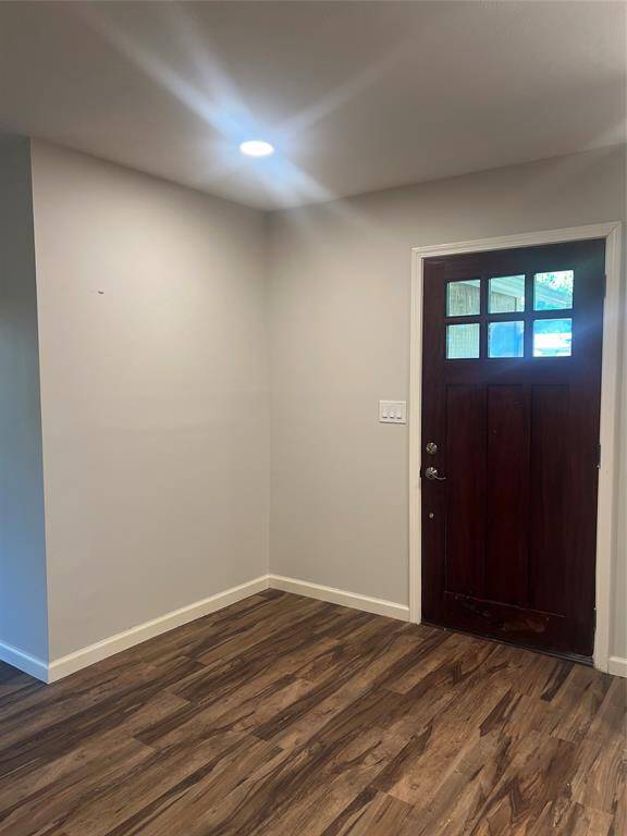 The Front entrance has space for an entry table or hall tree.