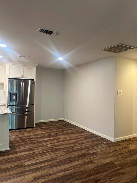 Room for a dining table in this space.
