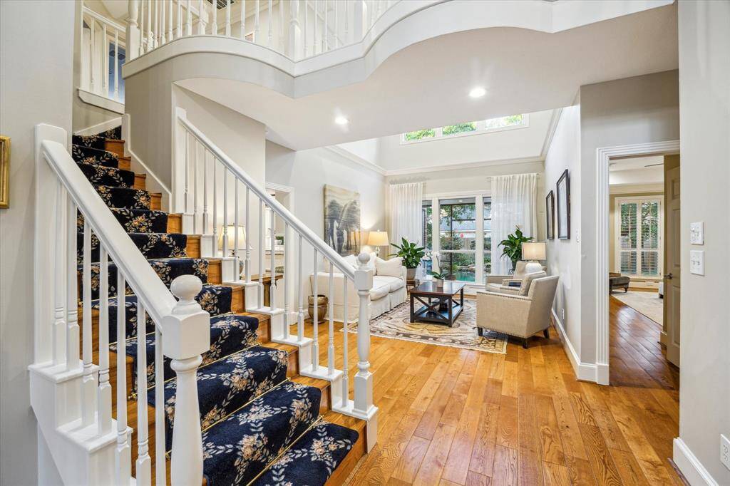 Light, bright and clean defines each of the spaces throughout the home.