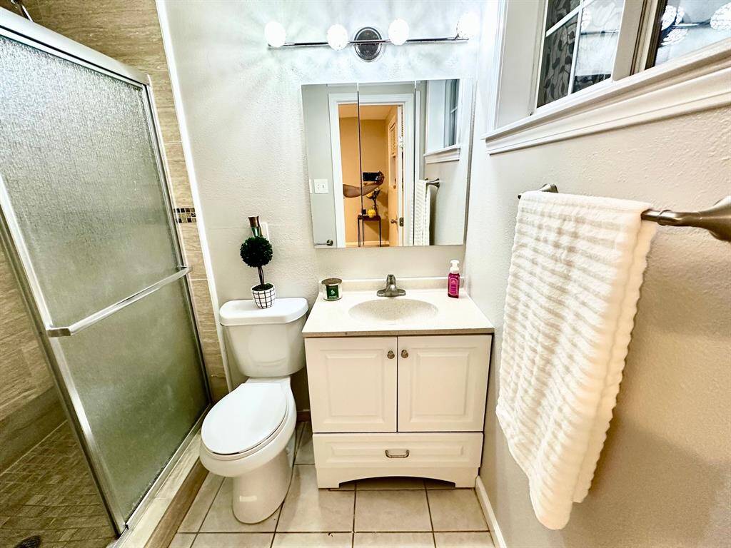 MASTER FULL BATH RENOVATED.
