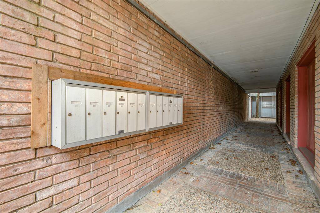 Mailboxes for the units