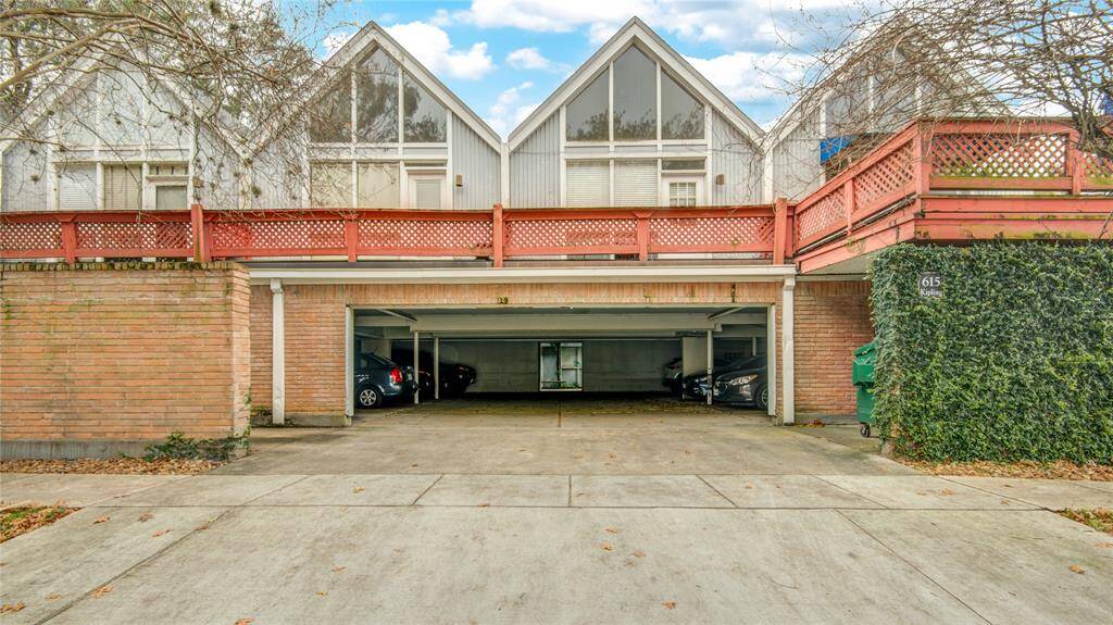 Looking into the assigned parking for the complex