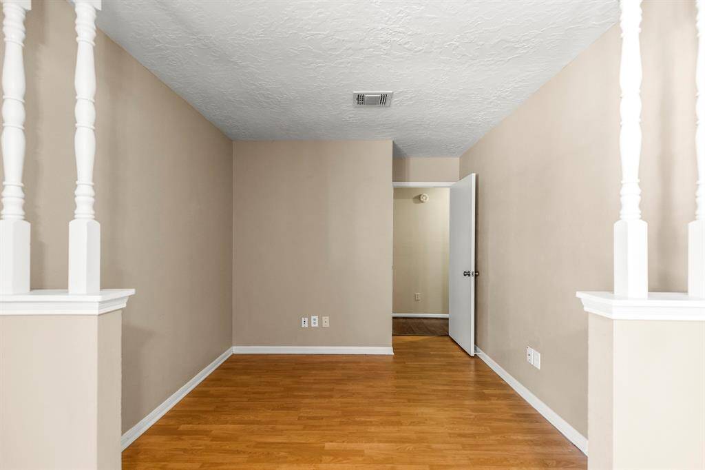 The additional space in the master bedroom has lots of room for an office or a nursery or just an additional space for your things