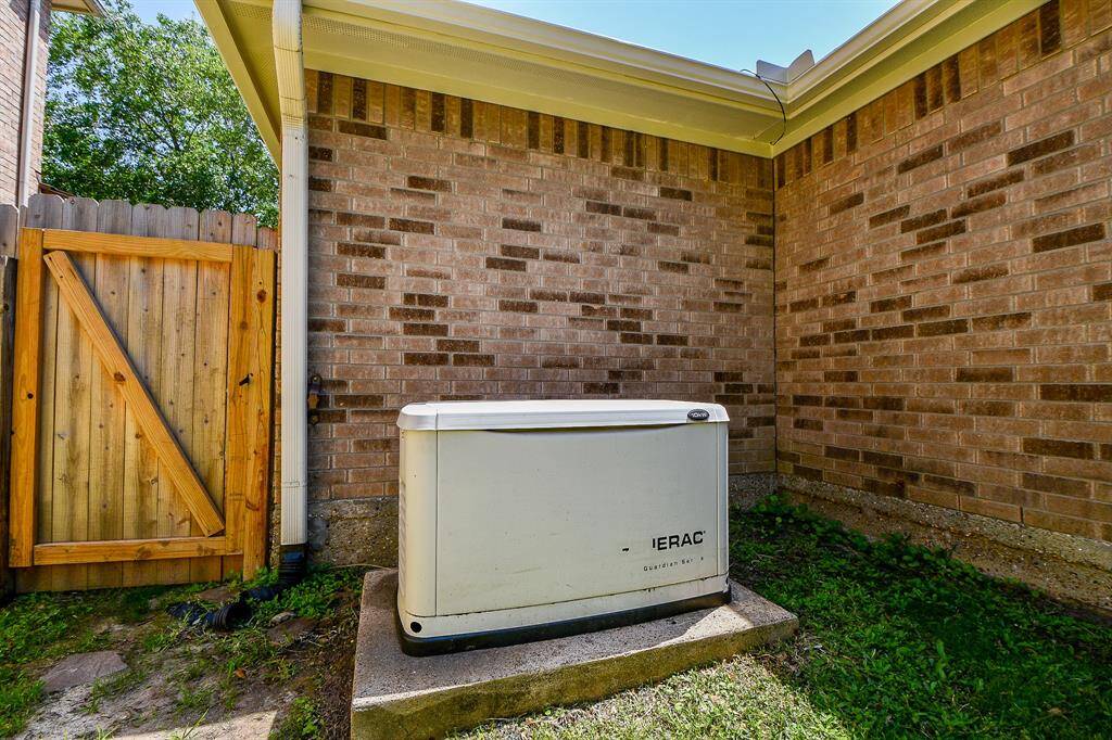 No more sitting in the dark when there's a storm.  This Generac generator is ready to save the day.