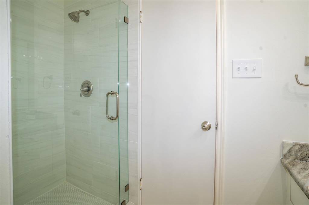 Primary bathroom with shower