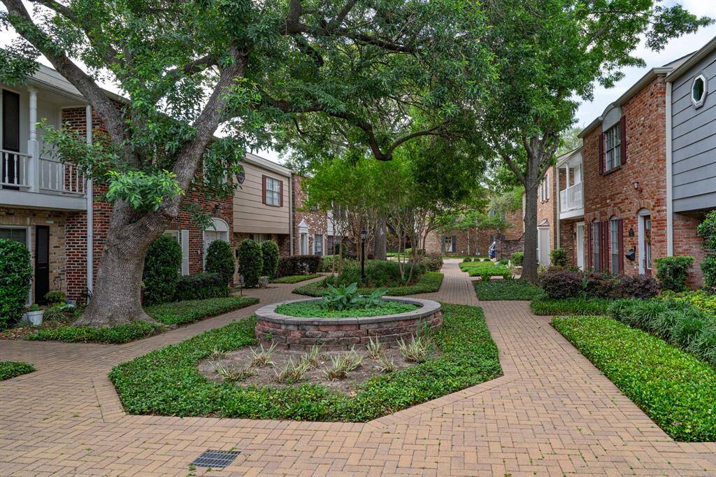 Courtyard in front of unit