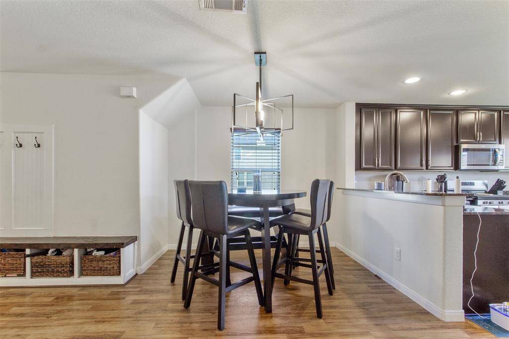 Dining area with natural lighting