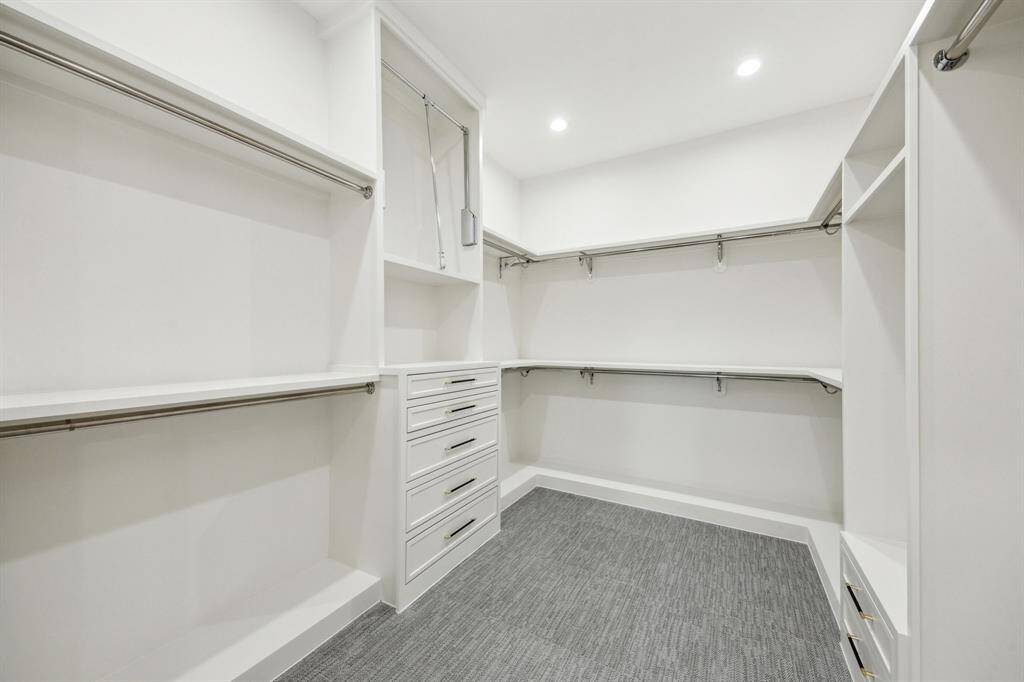 Primary closet 1. Yes, there are two primary closets!