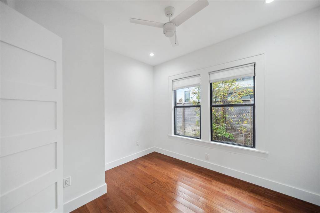 Just off the kitchen is a flex space that can be used for multiple things such as an office, play room, reading nook, oversized laundry room, the options are endless!