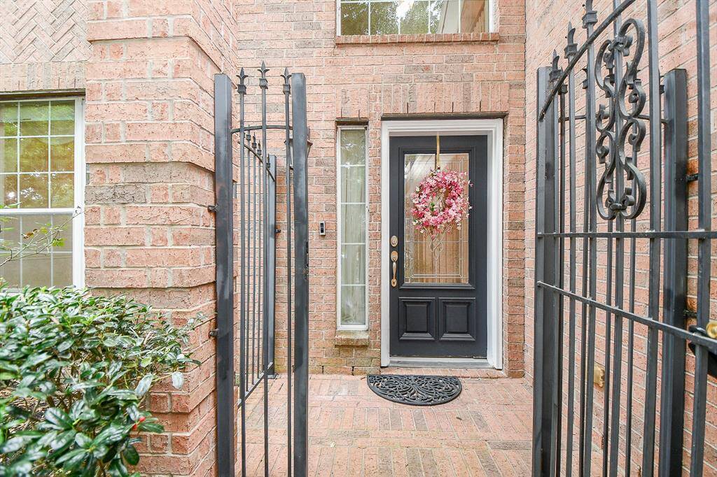 Gated entry.