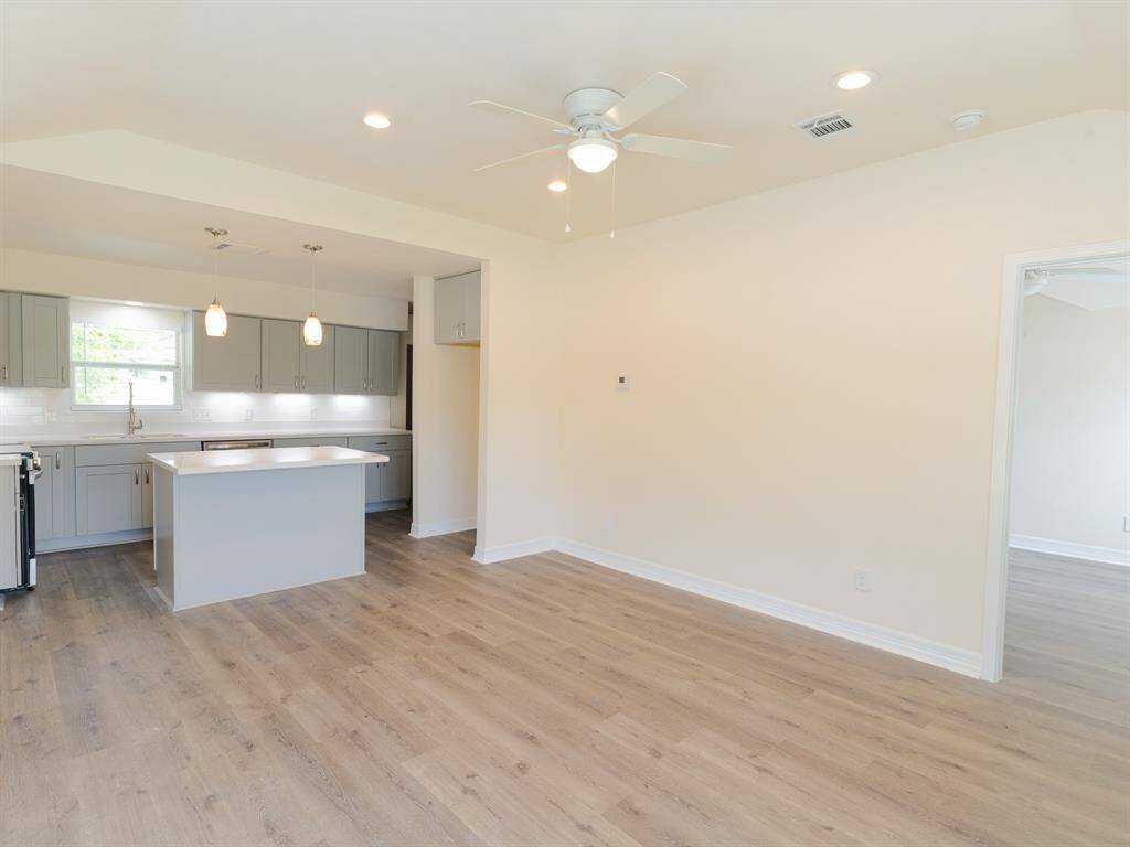 Living Room Kitchen View