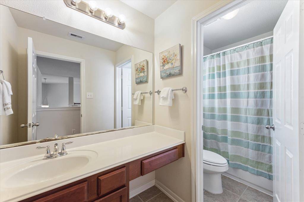 Third bathroom upstairs