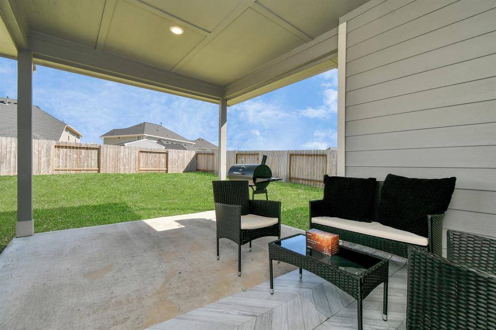 Covered patio