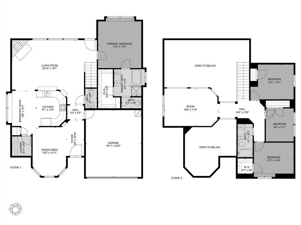 Floor plan of the home