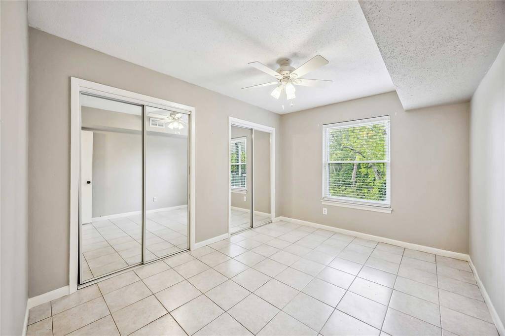 Secondary Bedroom with 2 closets as well.