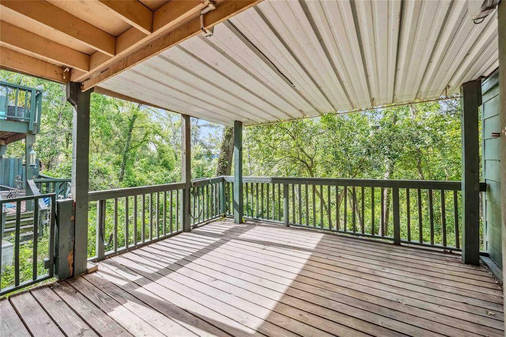Extended Covered Patio with gate