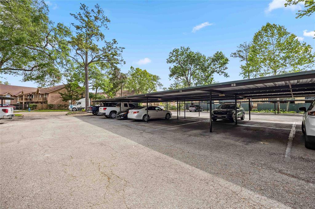 Assigned covered parking