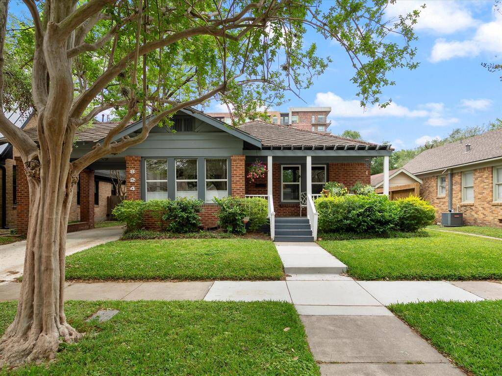 Charming Heights brick bungelow. Zoned to Travis Elementary.