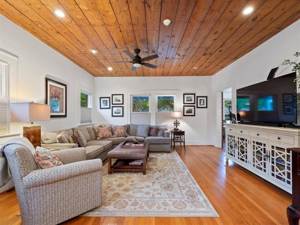Beautiful hardwood flooring.