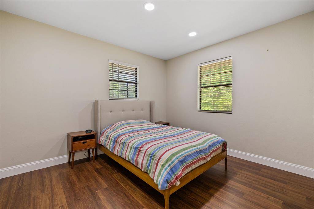 Next to the bathroom is a good size bedroom.