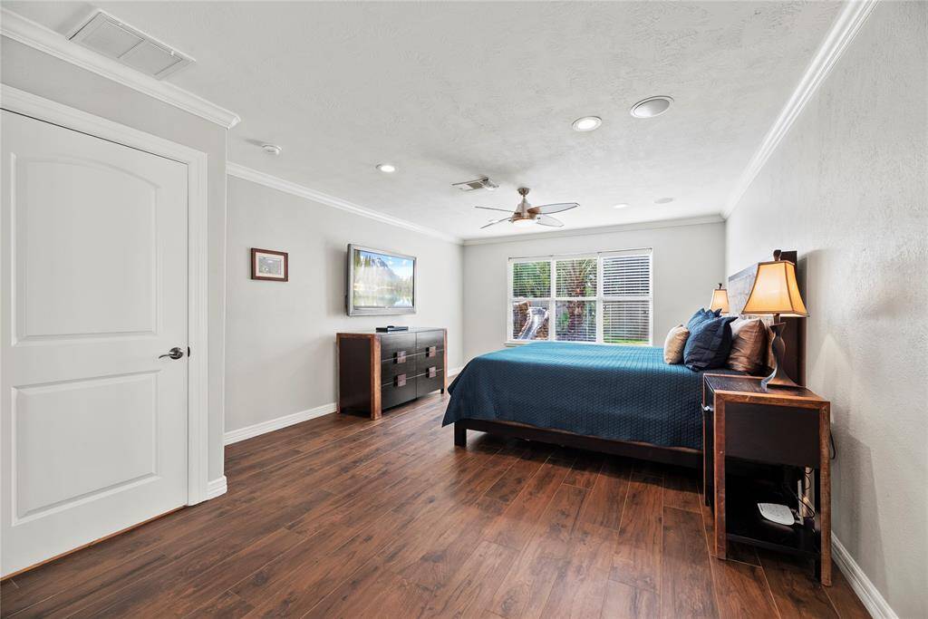 Several windows allow tons of shimmering natural light into the master bedroom. Sit by the window on winter mornings and delight in reading your favorite book on your tablet!