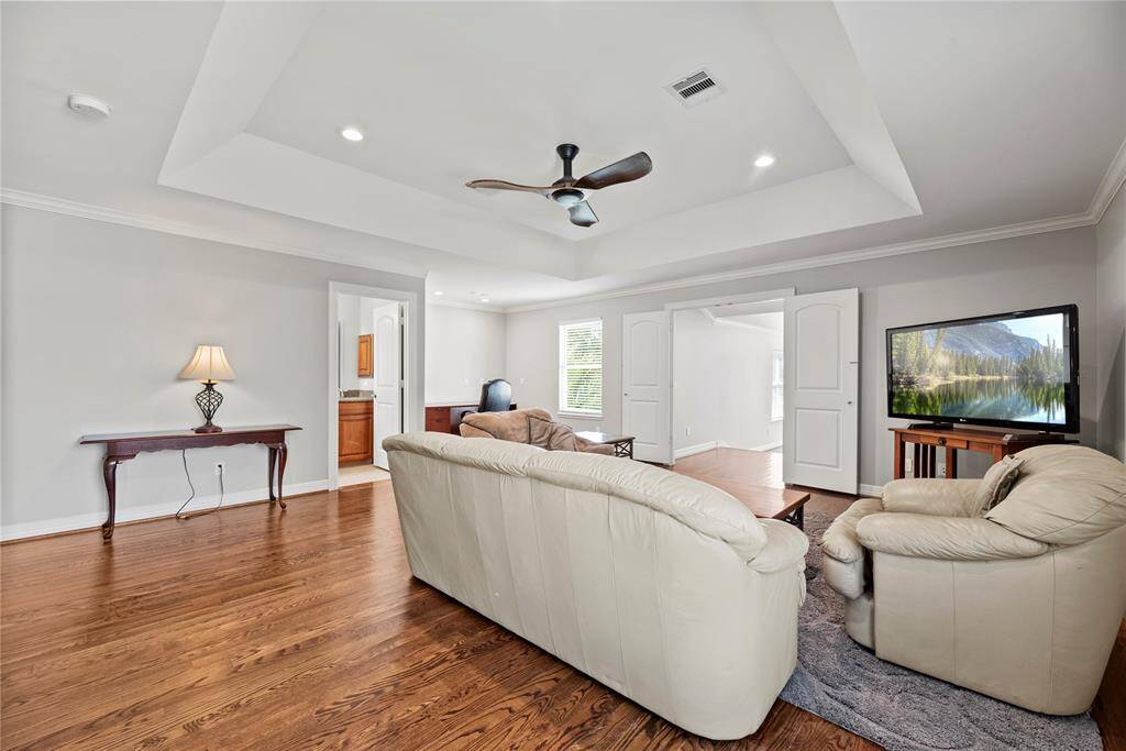 Easily arrange a couch and television for daily enjoyment and add a pool table or chess board for some friendly competition!