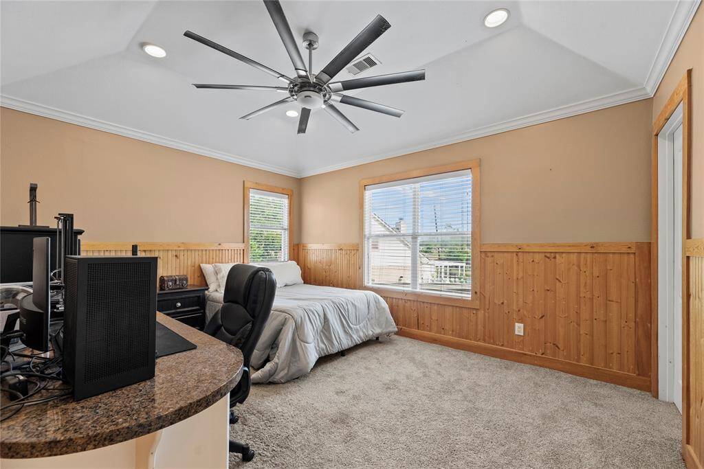 When relatives visit for the holidays, they will feel overwhelmed with hospitality. All bedrooms are sized to accommodate the comforts of home.