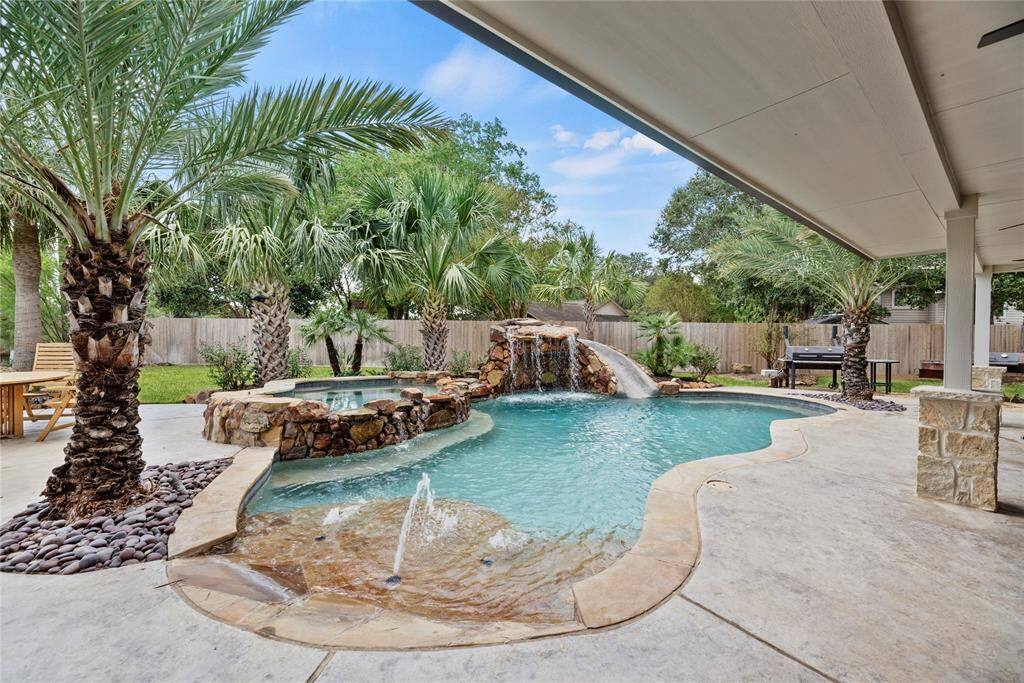 Sip morning coffee on the covered patio as you listen to your favorite Podcast or mix up your routine and grill breakfast sausages for the entire family to enjoy.