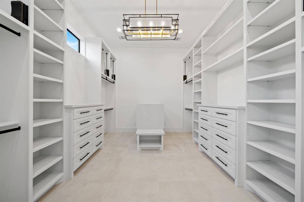Primary closet