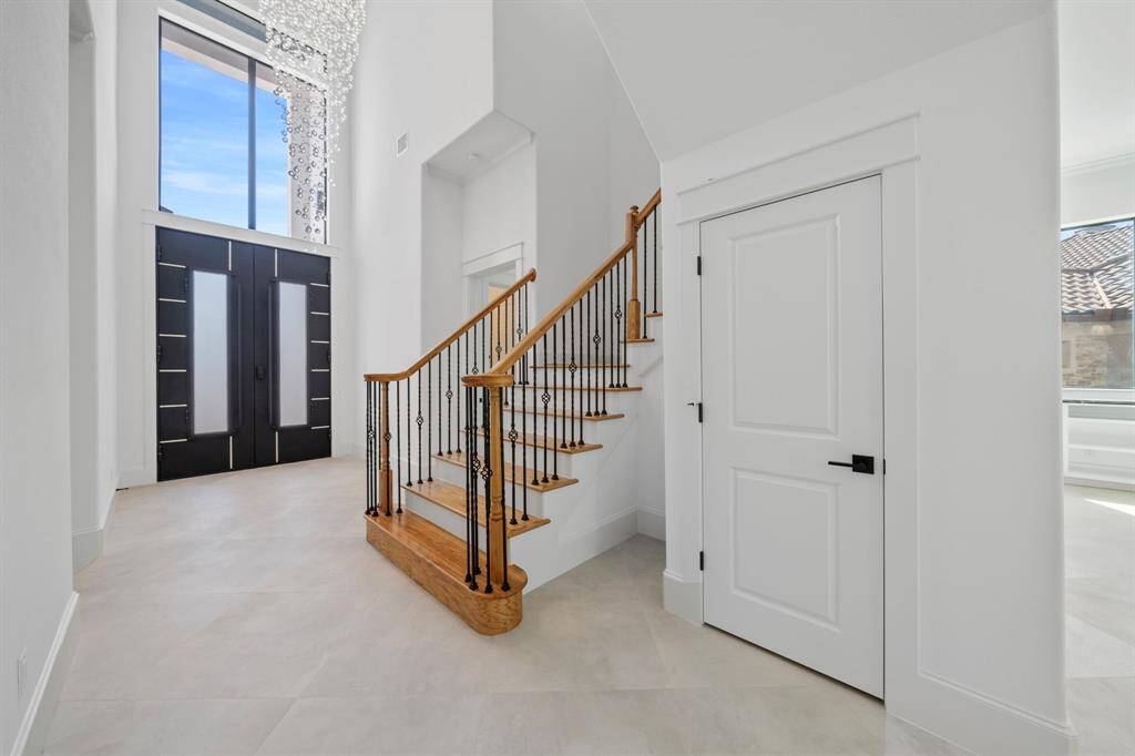 Main door and staircase