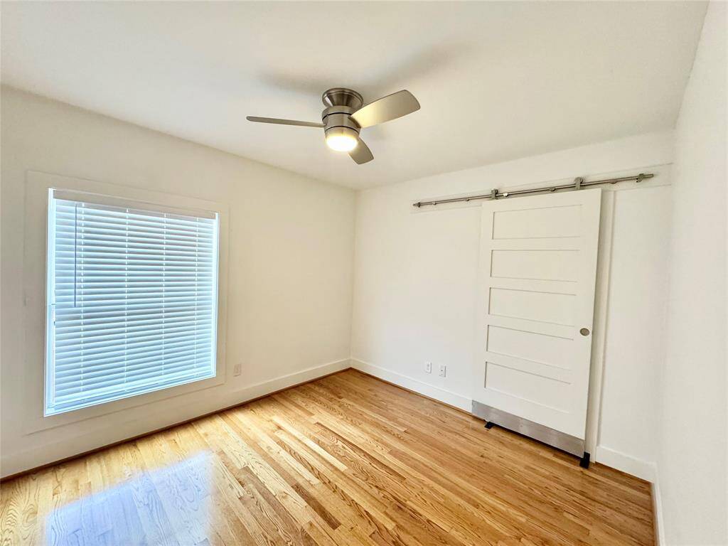 Secondary bedroom are all a good size with BIG window, remote-controlled ceiling light and fan, and spacious closet!