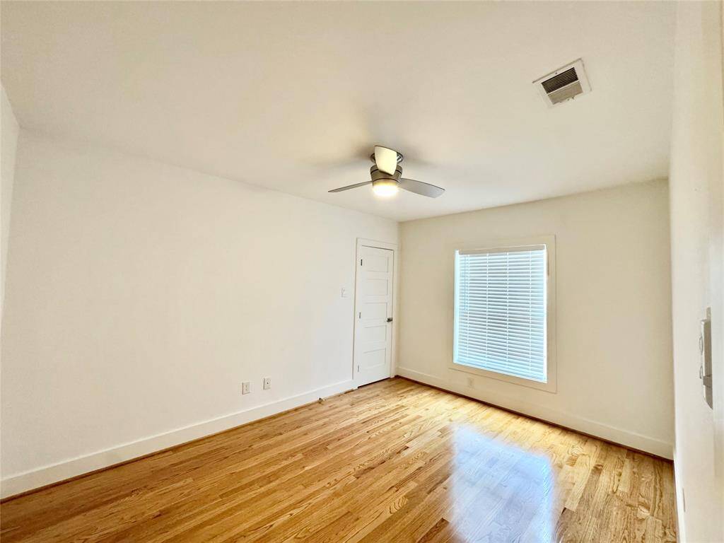 Secondary bedroom are all a good size with BIG window, remote-controlled ceiling light and fan, and spacious closet!