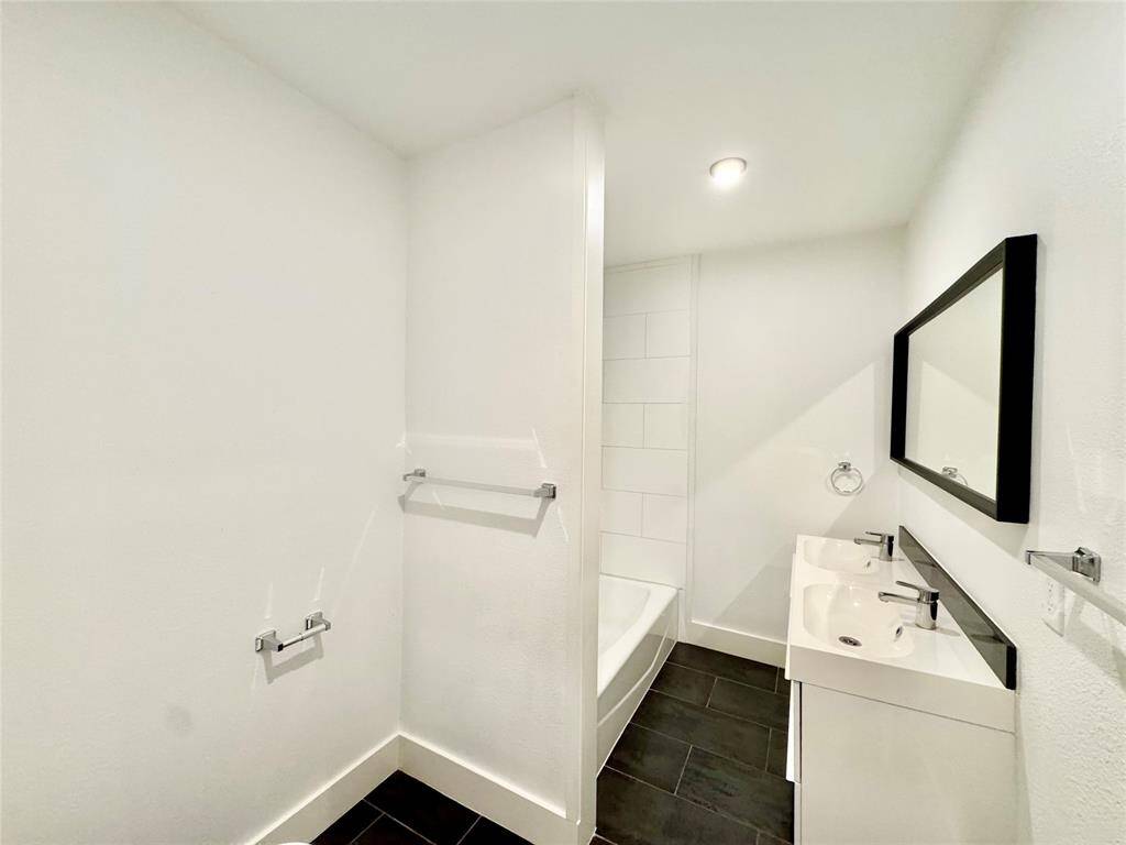 Double sink vanity here too!