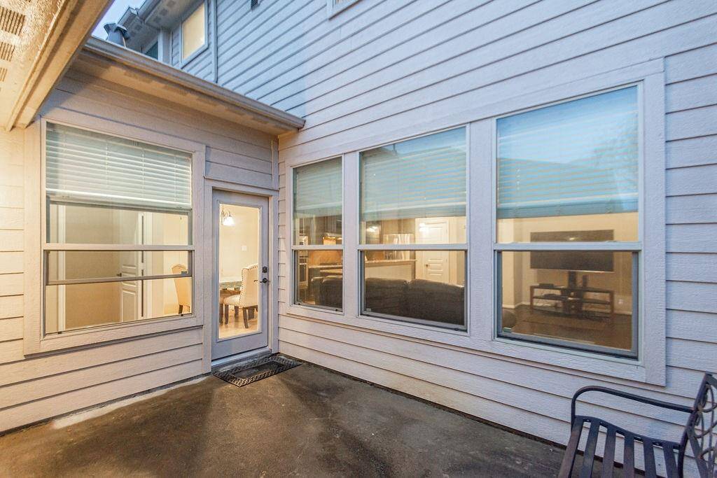 Patio view looking in.