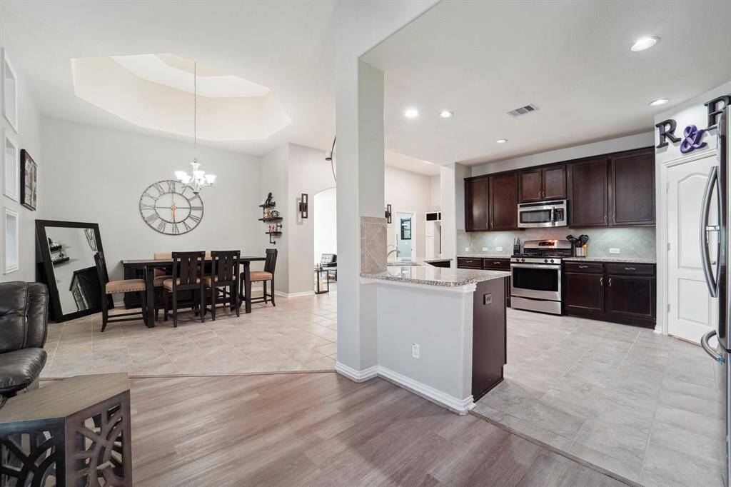 Kitchen open to family room and breakfast nook!