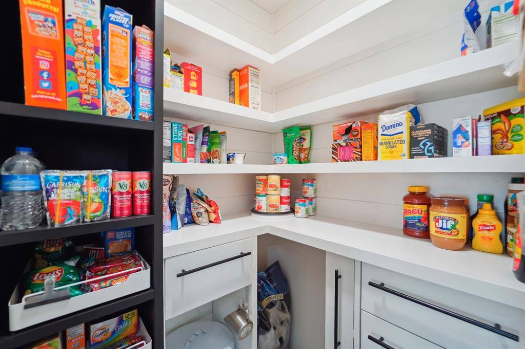 Custom built ins with soft close drawers!