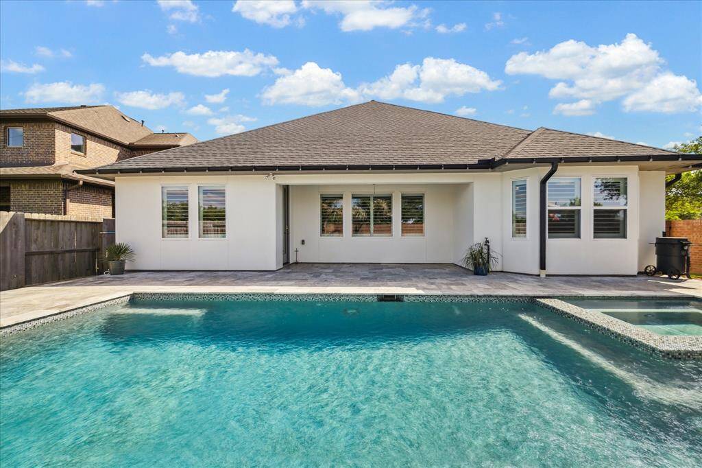 Large covered patio