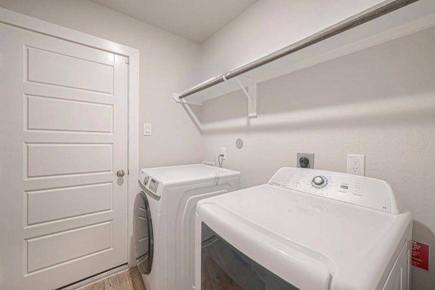 View of laundry room.