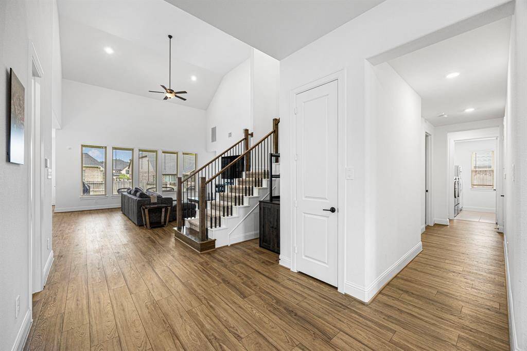 Laundry room located down the hall.