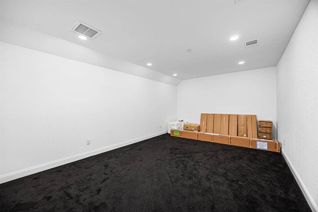 Attic recently converted to Media Room.
