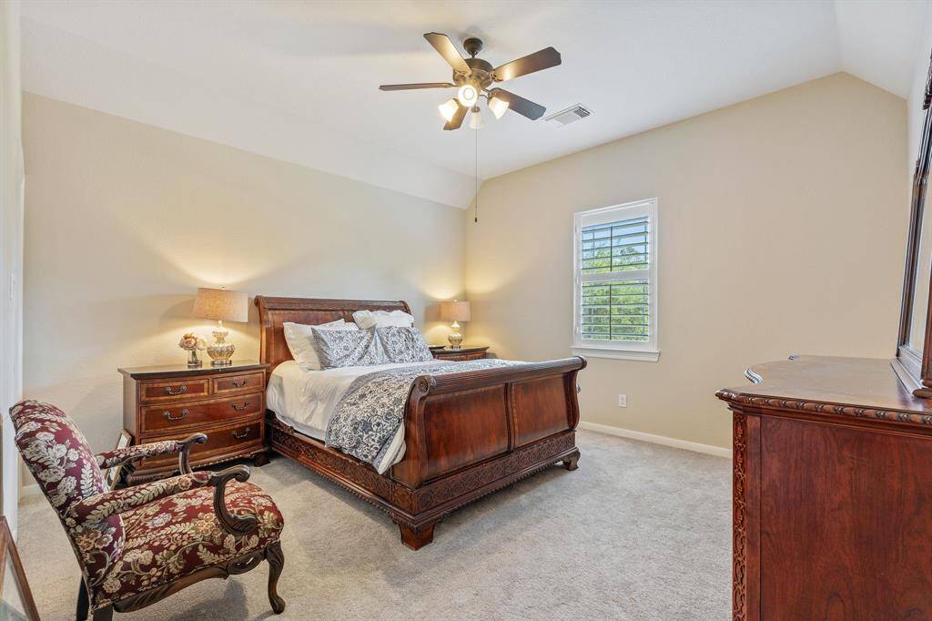 One of three bedrooms upstairs