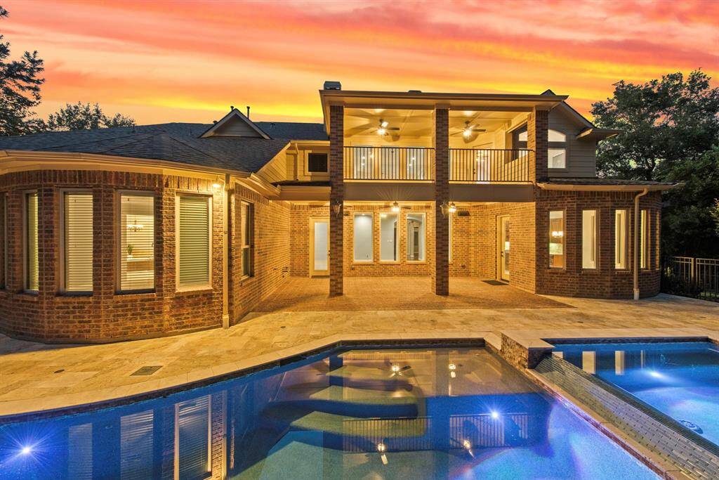 This home comes alive at night with endless backyard entertaining areas.