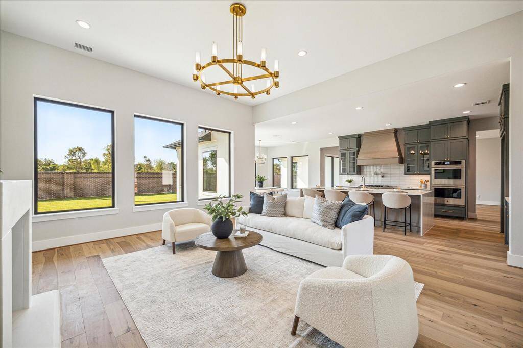 Living Area and Kitchen