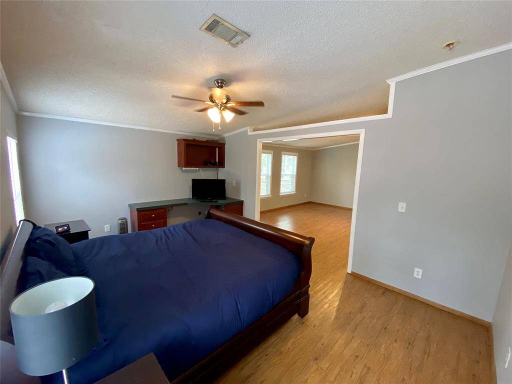 Primary Bedroom has Two Sections